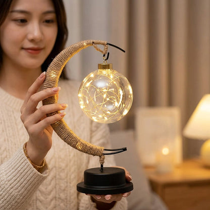 Crescent Moon LED Lamp - Soft Ambient Night Light