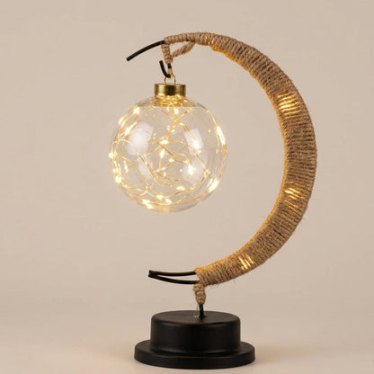 Crescent Moon LED Lamp - Soft Ambient Night Light