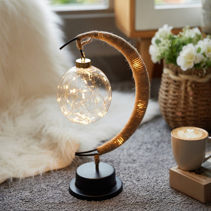 Crescent Moon LED Lamp - Soft Ambient Night Light